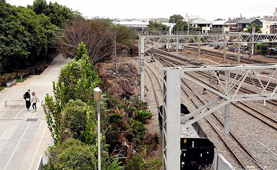 At the Backside of the HouLi Railway Station