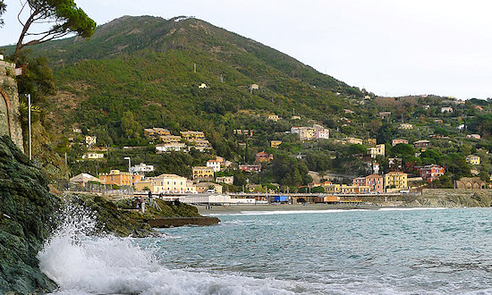 Panorama Blick auf die Bucht von Bonassola