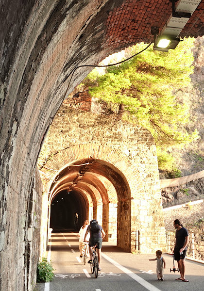Along The Cinque Terre on the Maremoniti Cycle Path