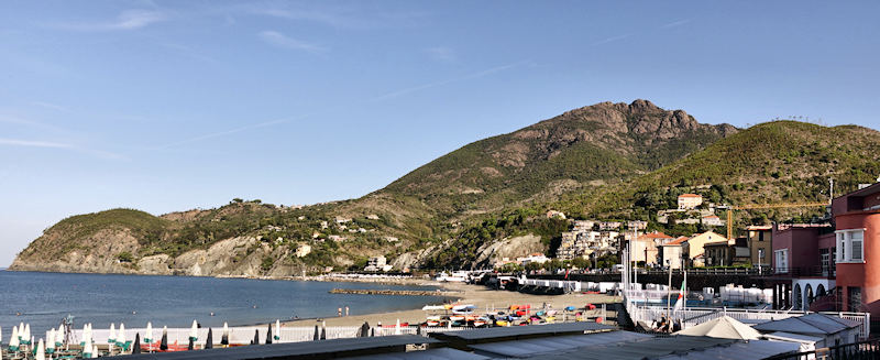 Panorama der Bucht von Levanto