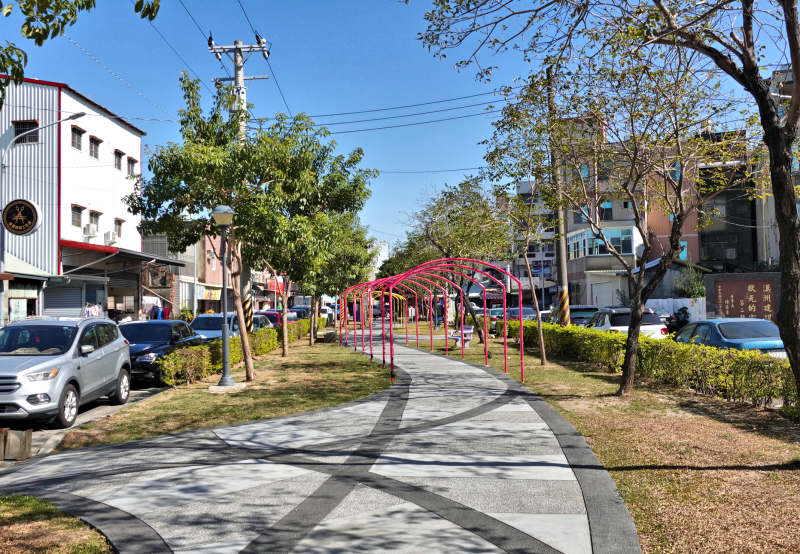 The BaDe Road in the PuZi town