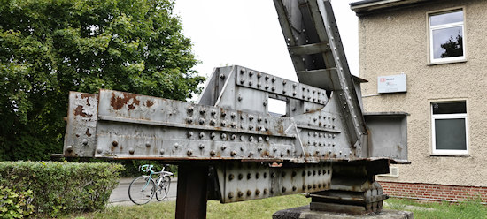 Remnant of the old Elbe Railway Bridge, Wittenberge
