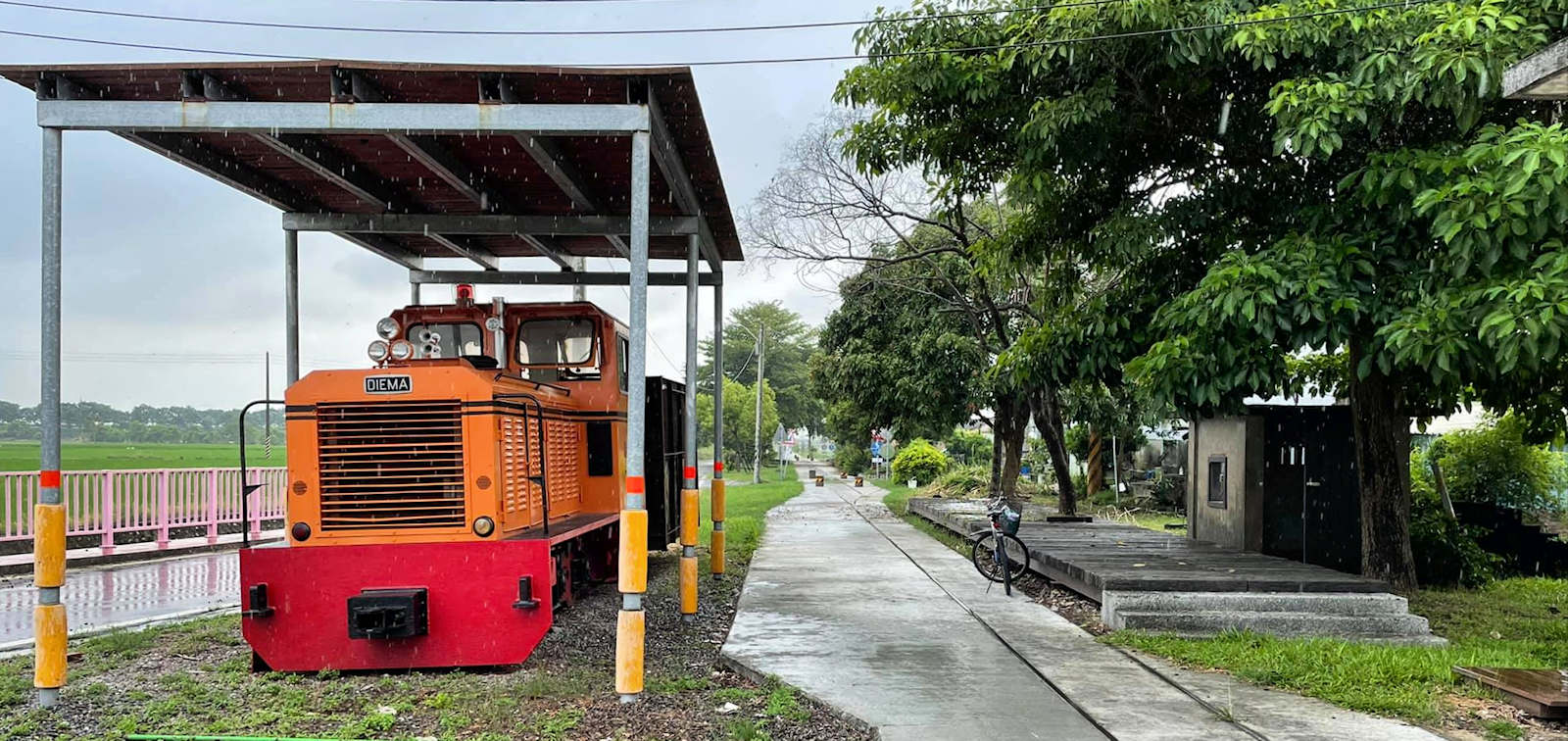 DIEMA Narrow Gauge Diesel Locomotive, Changduanshu Village, HouBi